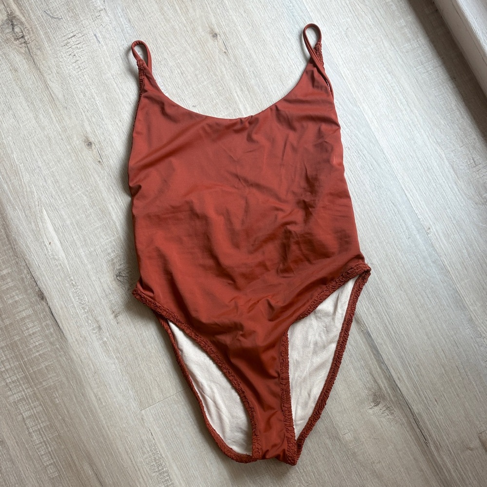 UO -Out from under- Rust One-Piece Swimsuit